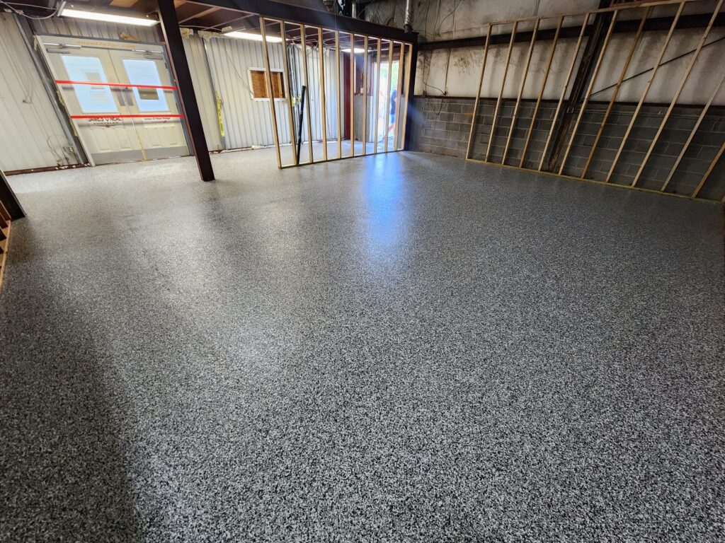 epoxy flake shop floor