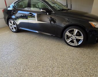 epoxy flake garage floor