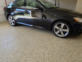 epoxy flake garage floor