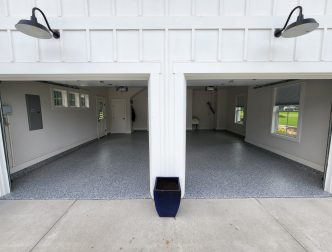 epoxy flake garage floor