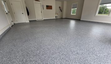 epoxy flake garage floor